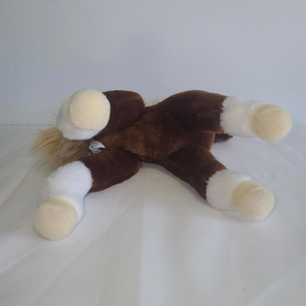 Douglas HORSE 10” Plush Brown White Toy Stuffed Animal - Picture 6 of 7